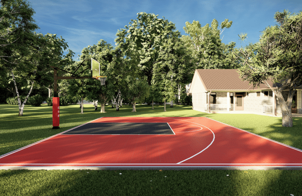 Cancha de baloncesto al aire libre 3X3 1