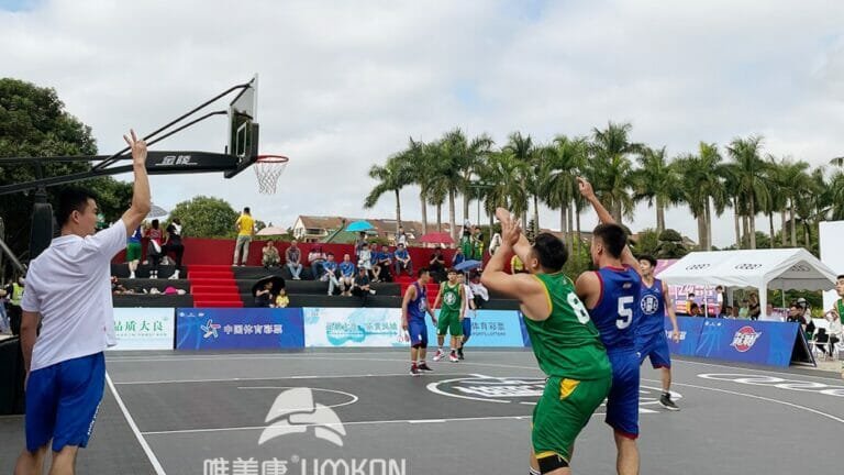 Basketball court flooring by vmkon1