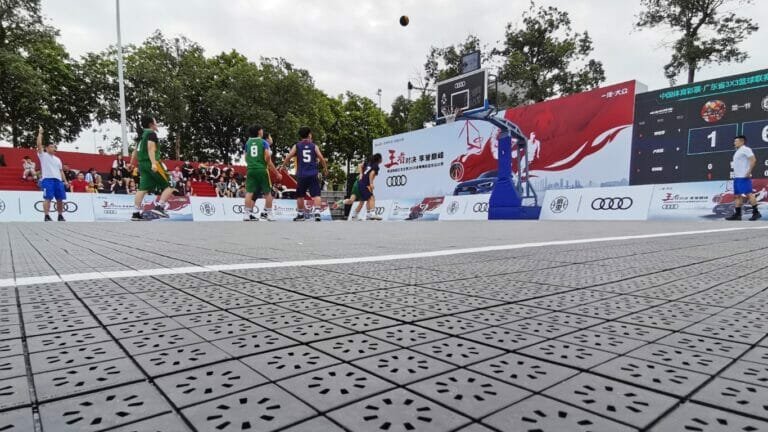 High qulaity sports tile for basketball court