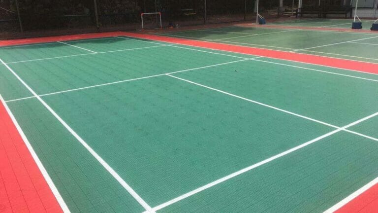 Outdoor Badminton Court Yuexiu Yunshan Primary School - VMKON