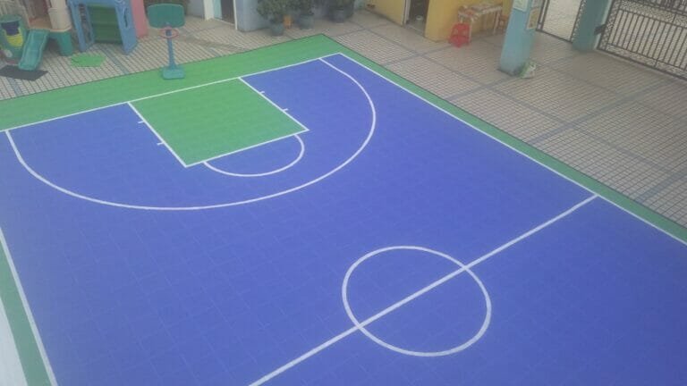 soft plastic basketball court flooring
