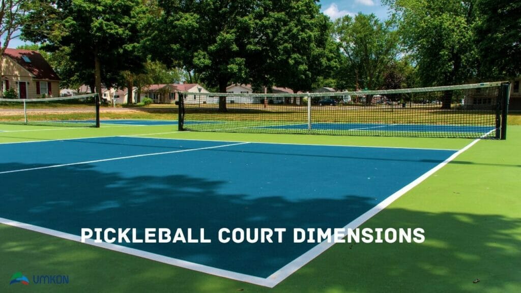 Dimensiones de la cancha de Pickleball