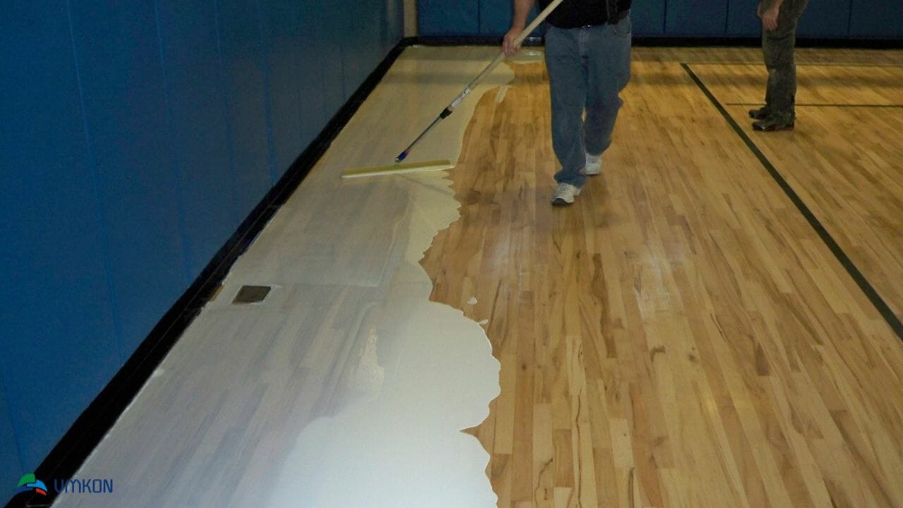 How to Clean a basketball court floor
