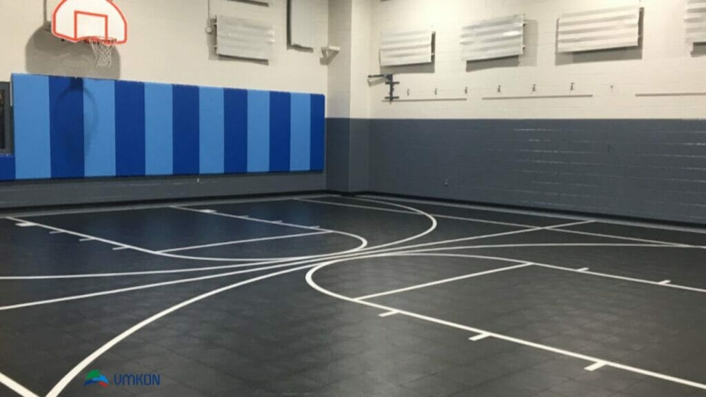 Rubber sports court Surfacing