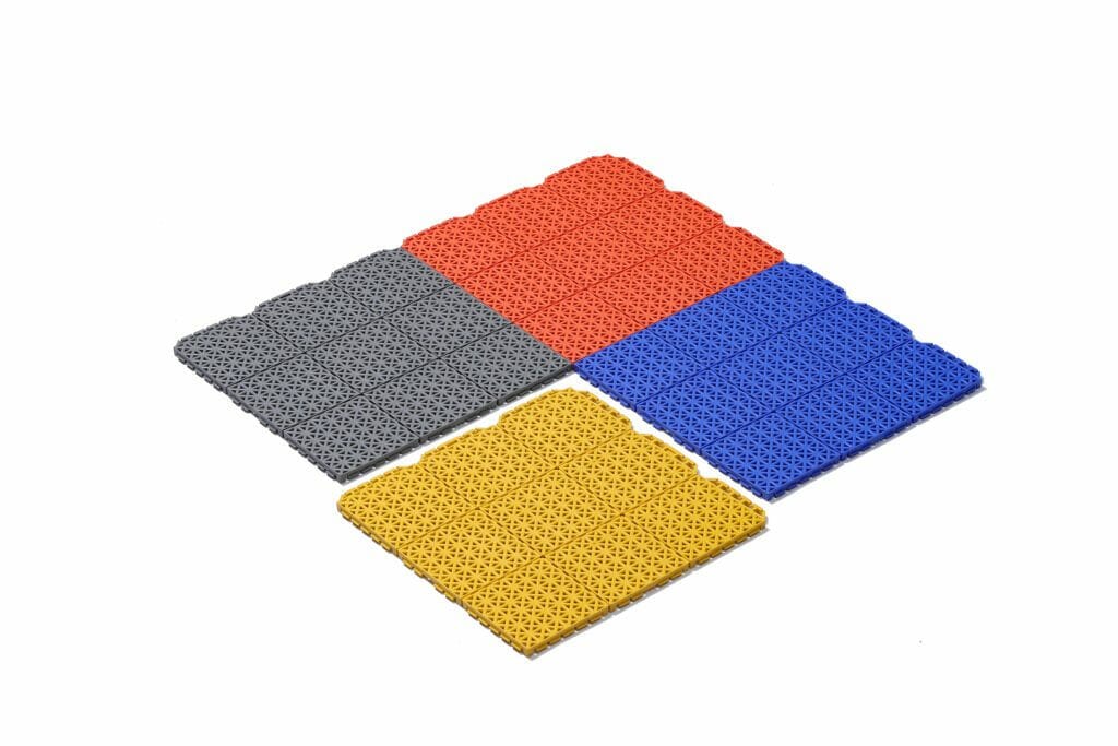 flexible plastic Playground floor tiles for kids
