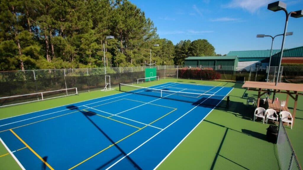 Cancha de Pickleball versus cancha de tenis