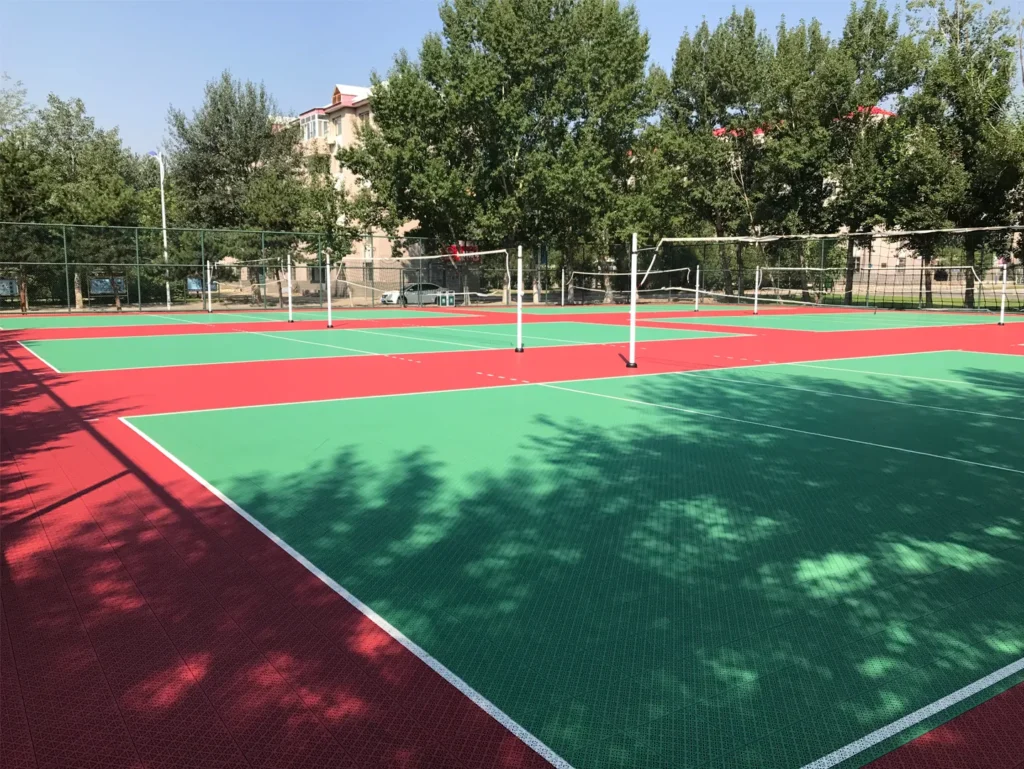 outdoor volleyball court