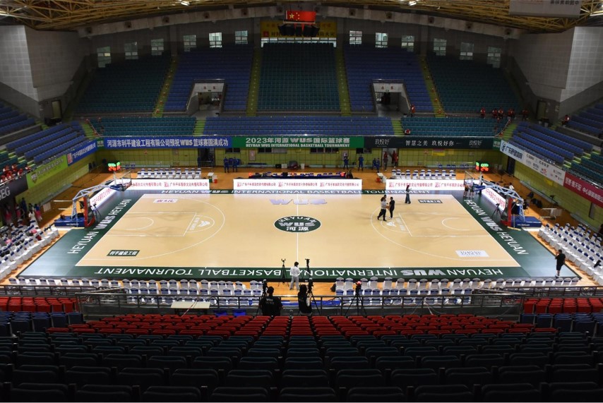 2023WUS International Basketball Tournament Macwood Indoor Flooring