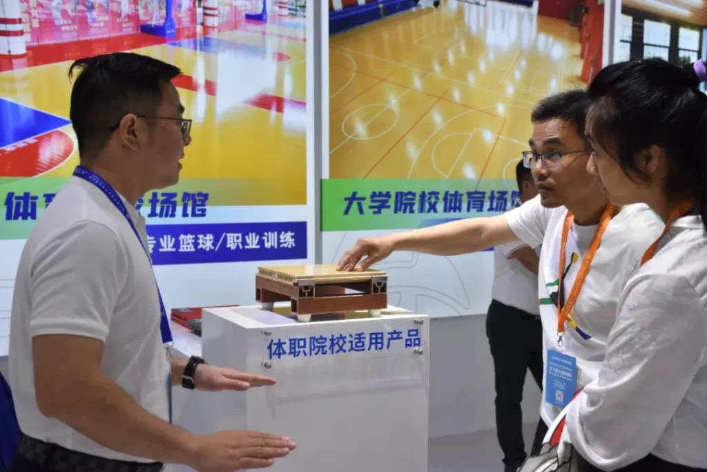 VMKON Sports Floor Shined at 83rd Chinese Educational Equipment Exhibition