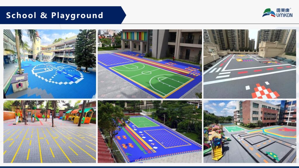 Instalación de parques infantiles en colegios por parte de vmkon sports