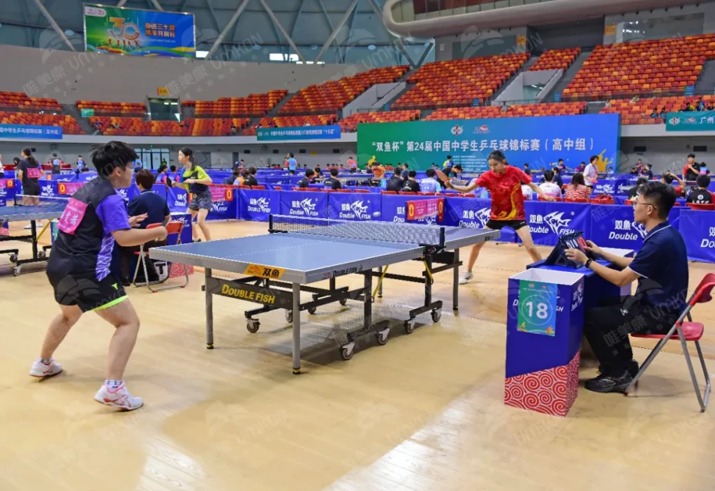 the "Double Fish Cup" 24th National High School Table Tennis Championships