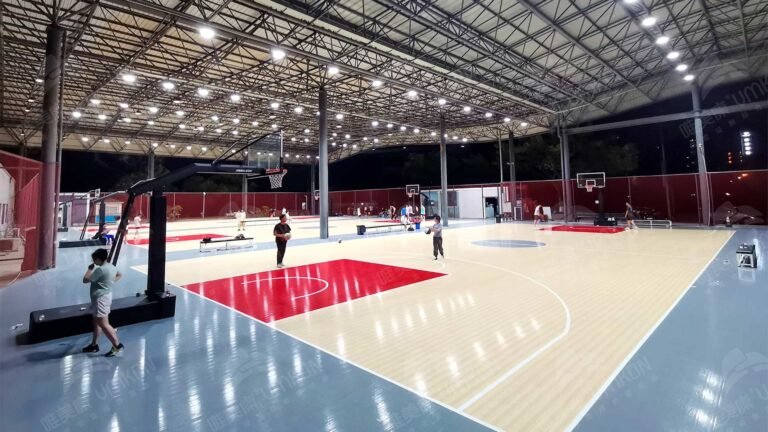 Shuangliu Sports Center Basketball Court Flooring