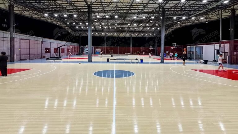 Shuangliu Sports Center Basketball Court Flooring