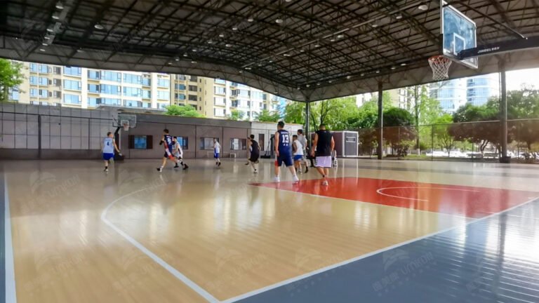 Shuangliu Sports Center Basketball Court Flooring
