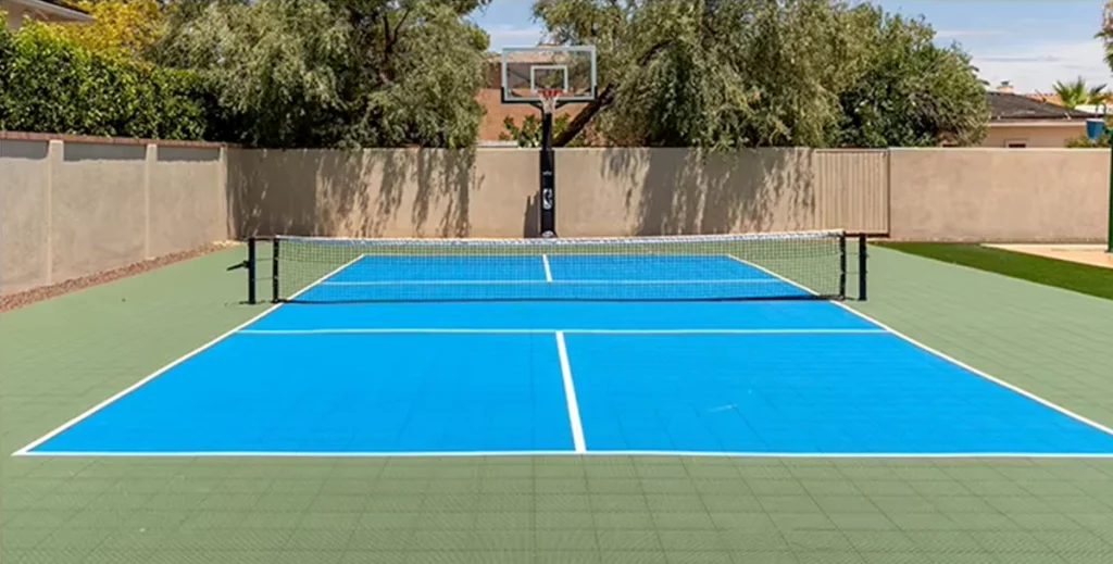 Pickleball court made of GameReformer