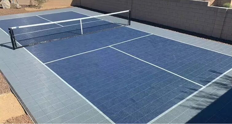 pickleball court made of GameReformer