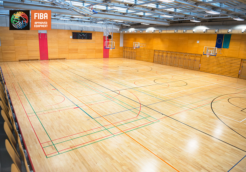 hardwood sports flooring