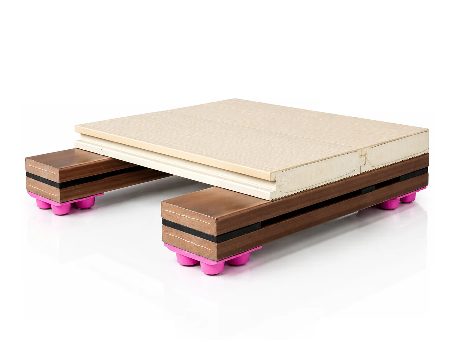 25 mm Biomass Macwood fixed flooring double-keel sample