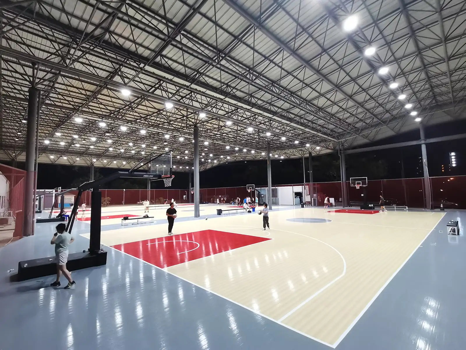 Shuangliu Sports Center – Chengdu, China · basketball court