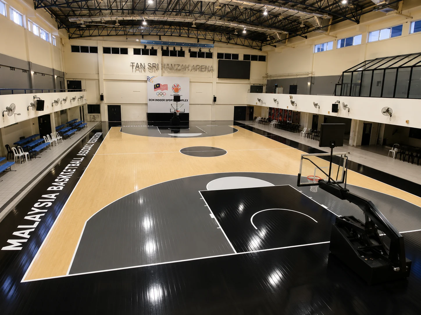 Biomass Macwood training court in Malaysia