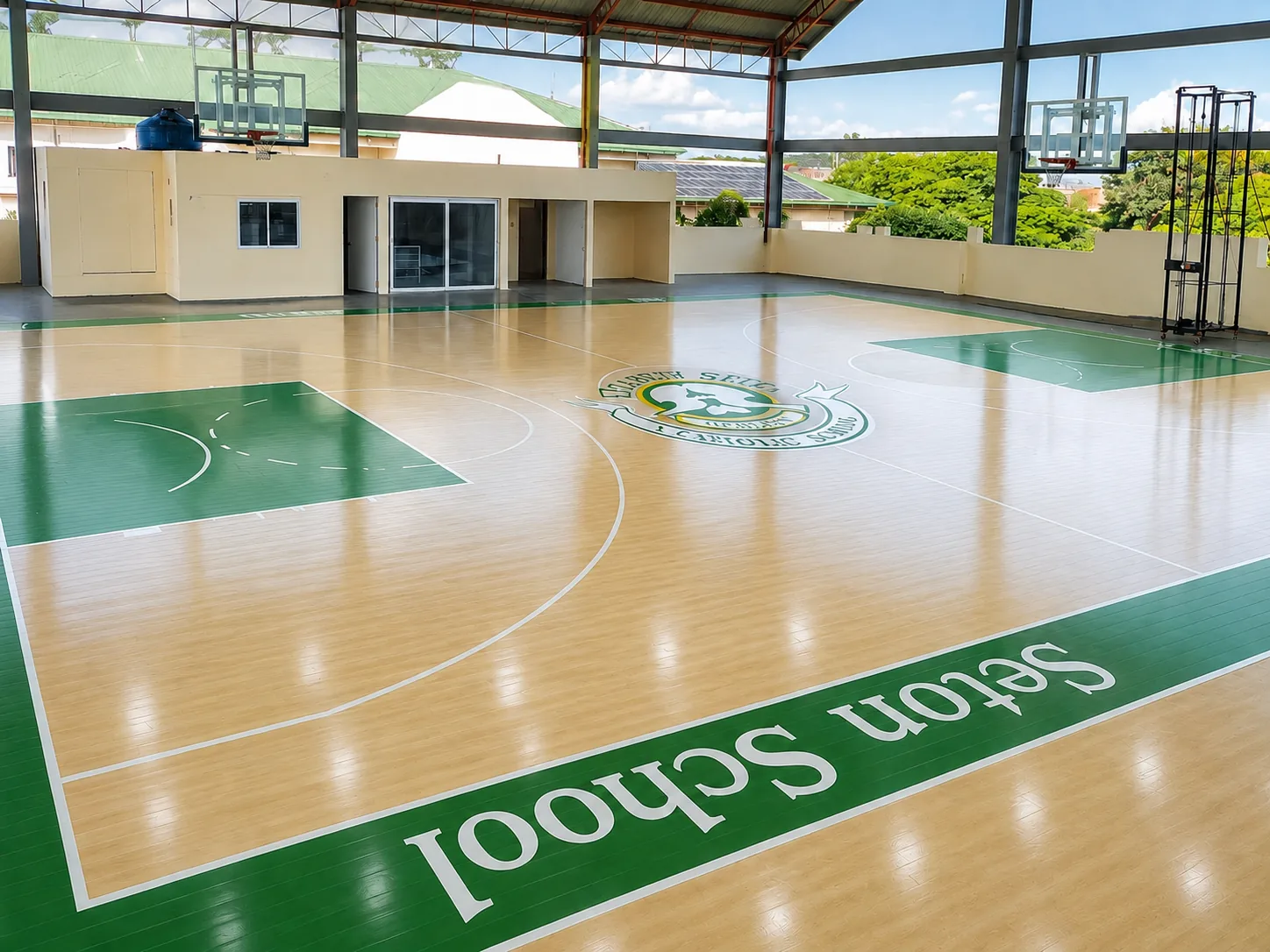 International School Court – Philippines · school sports venue