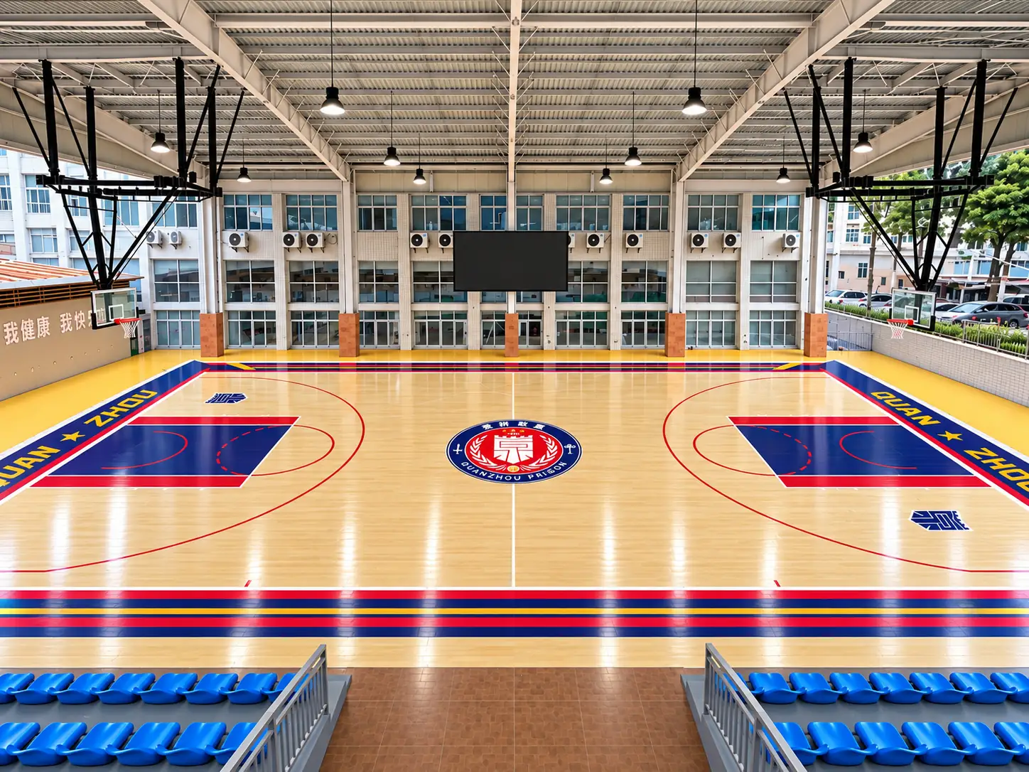 Quanzhou Covered Court – Quanzhou, China · covered basketball court