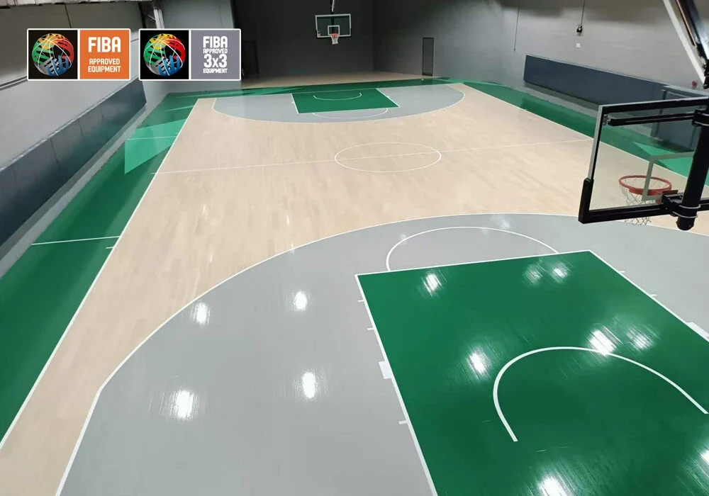 Biomass sport wooden flooring