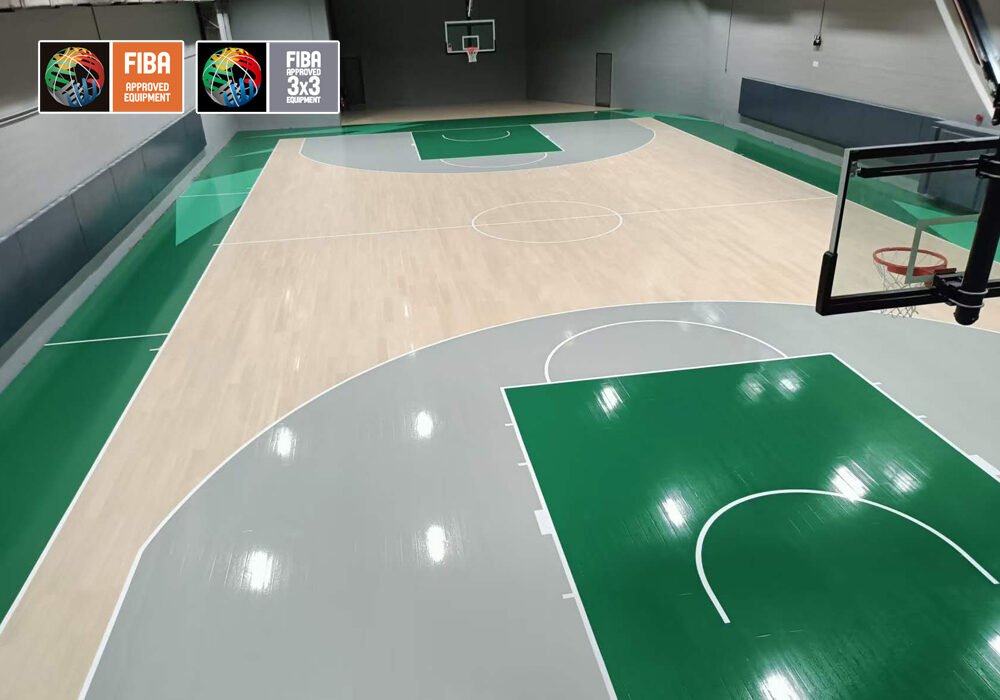 Biomass sport wooden flooring