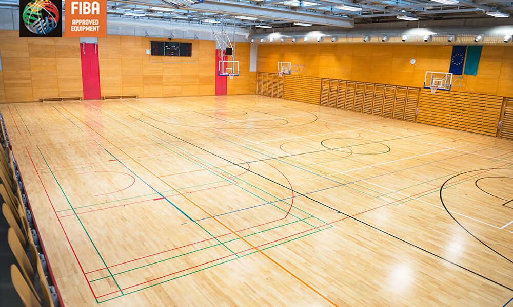 hardwood sports flooring